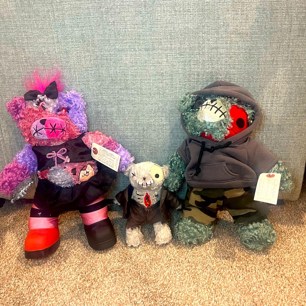 Teddy Scares Vintage Mazey Munday and leather jacket bundle New never used.
